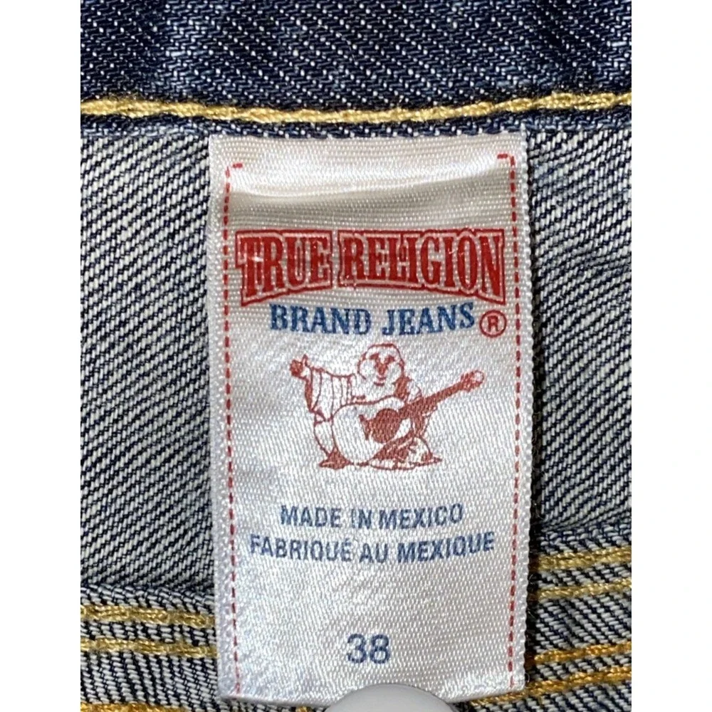 True Religion Bild Whiskey Double Stitched‎ Men's Size 38x34